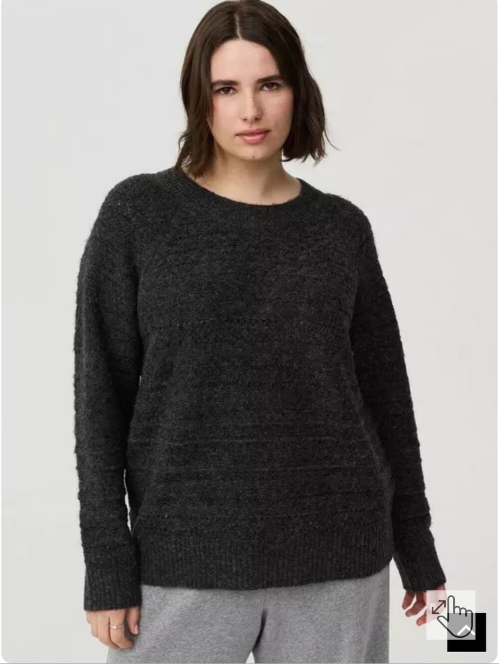 Torrid Pointelle Crew Pullover Sweater sz 3